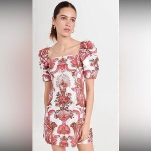 NWT Cara Cara Kelly Mini Dress in Peacock Coral size Medium